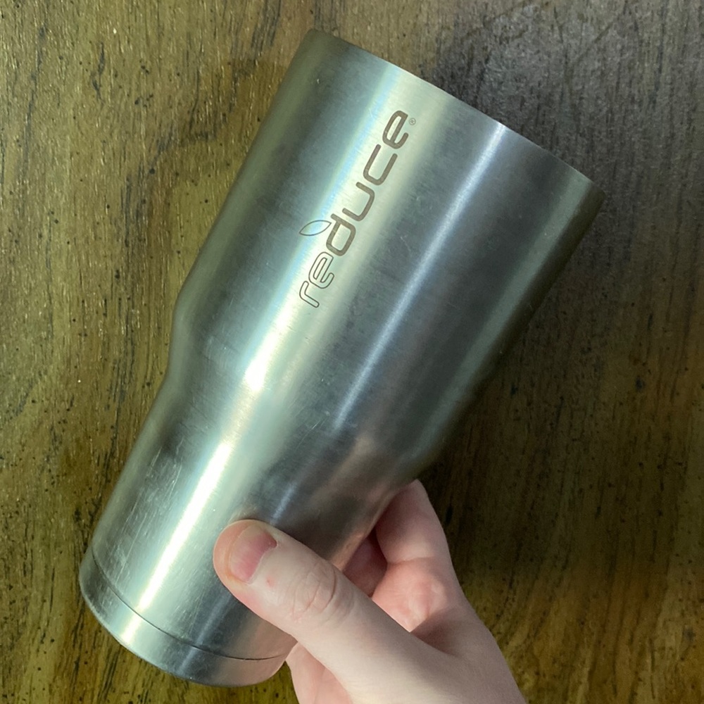 30 oz tumbler -no lid or straw -Stainless Steel